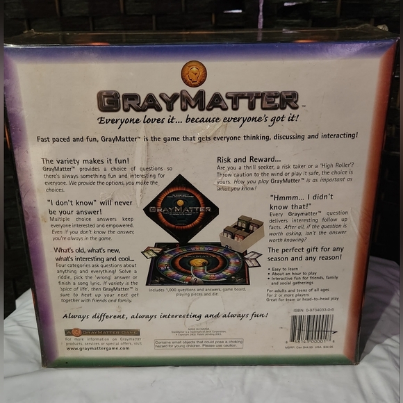 🐞3/33🐞 Graymatter board game - Picture 6 of 7